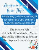 Photo: announcement